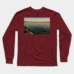 San Marino Island in Novi Vinodolski, Croatia Long Sleeve T-Shirt